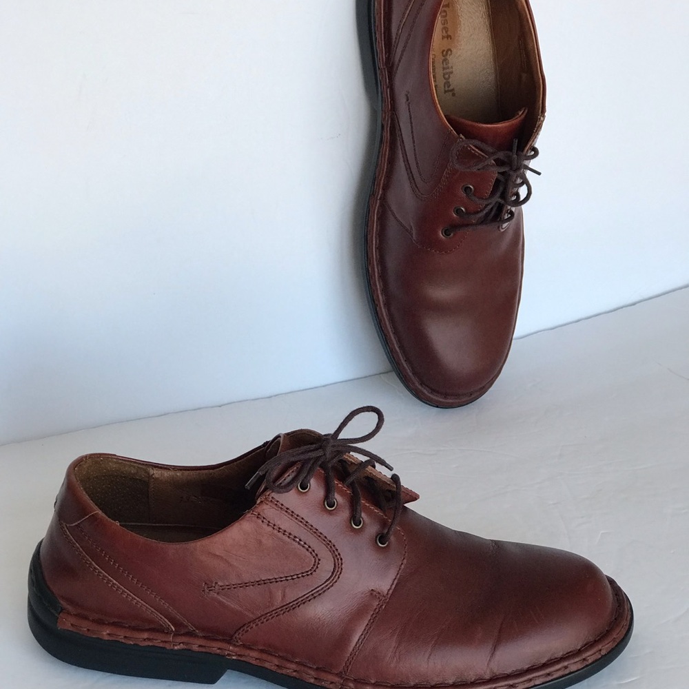 Josef Seibel Walt Genuine Smooth Leather European Comfort Shoe Men's 44 size 10